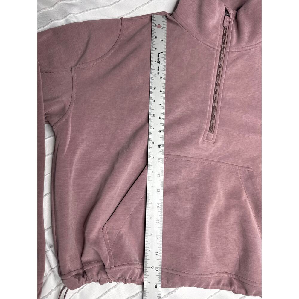 Lululemon Scuba Oversized Funnel Neck Half Zip Pullover Women's 8 Lavender - Picture 3 of 6